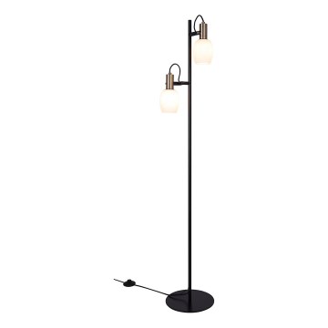 Nordlux - Staande Lamp ARILD 2xE14/40W/230V zwart