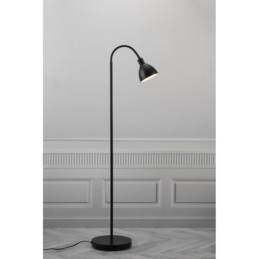 Nordlux - Staande lamp RAY 1xE14/25W/230V zwart 153,5 cm