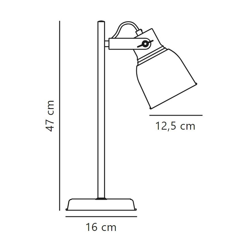 Nordlux - Tafellamp ADRIAN 1xE27/25W/230V