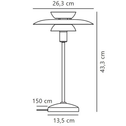 Nordlux - Tafellamp CARMEN 1xE14/25W/230V zwart