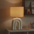 Nordlux - Tafellamp HAZE 1xE27/40W/230V beige
