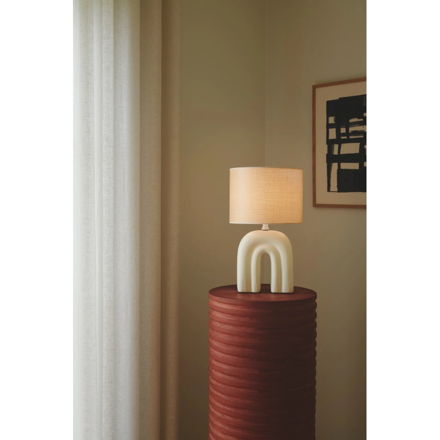 Nordlux - Tafellamp HAZE 1xE27/40W/230V beige