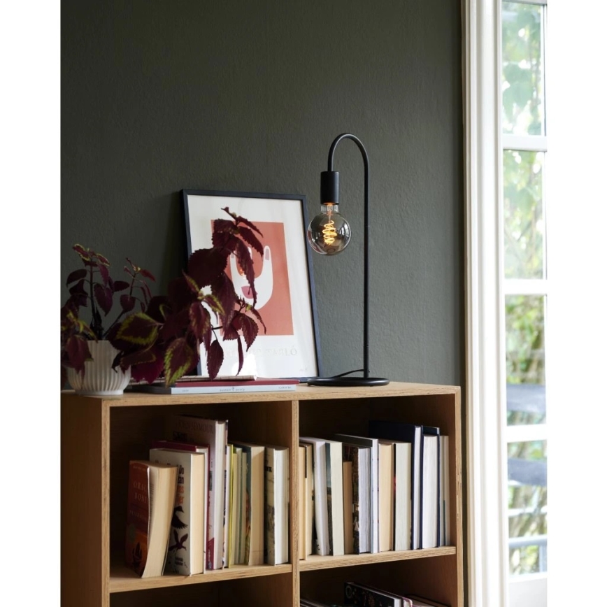 Nordlux - Tafellamp PACO 1xE27/25W/230V zwart