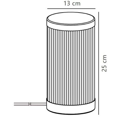 Nordlux - Tafellamp voor buiten COUPAR 1xE27/25W/230V IP54 wit