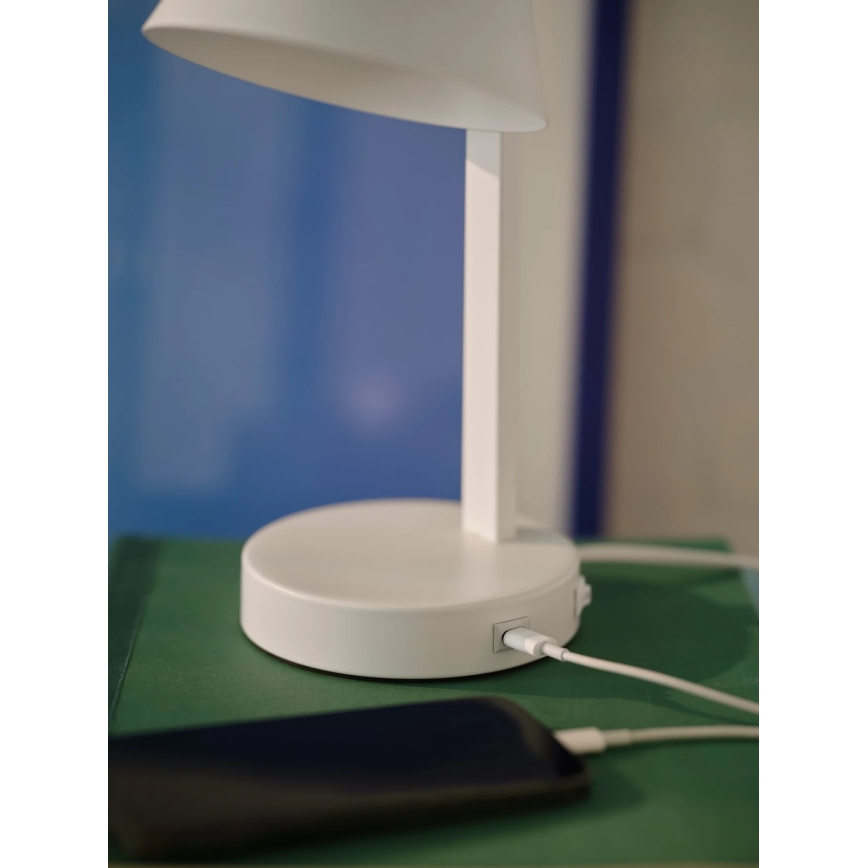 Nordlux - Tafellamp WILMER 1xE14/40W/230V wit
