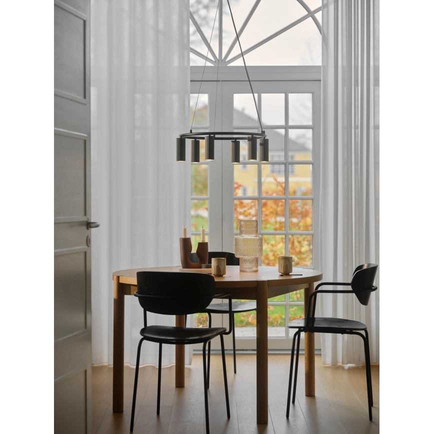 Nordlux - VICO hanglamp aan kabel 6xGU10/5W/230V zwart