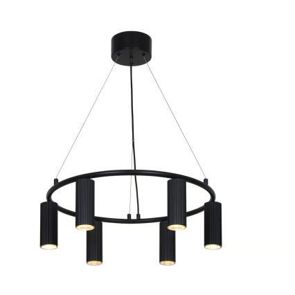 Nordlux - VICO hanglamp aan kabel 6xGU10/5W/230V zwart