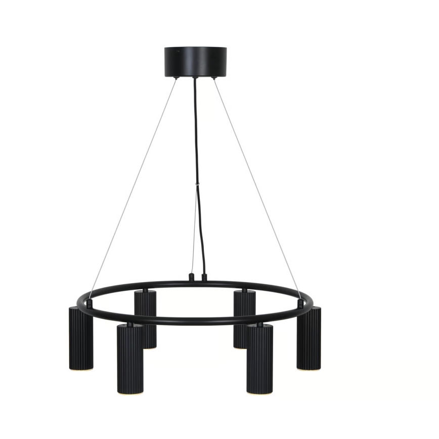 Nordlux - VICO hanglamp aan kabel 6xGU10/5W/230V zwart