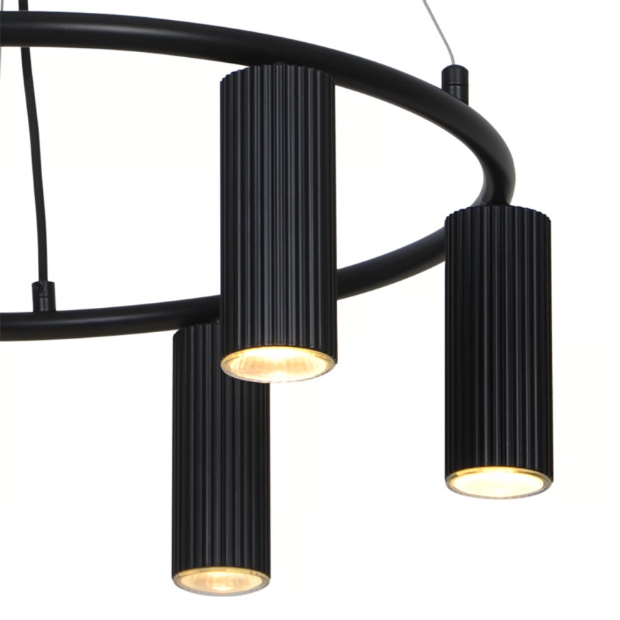 Nordlux - VICO hanglamp aan kabel 6xGU10/5W/230V zwart