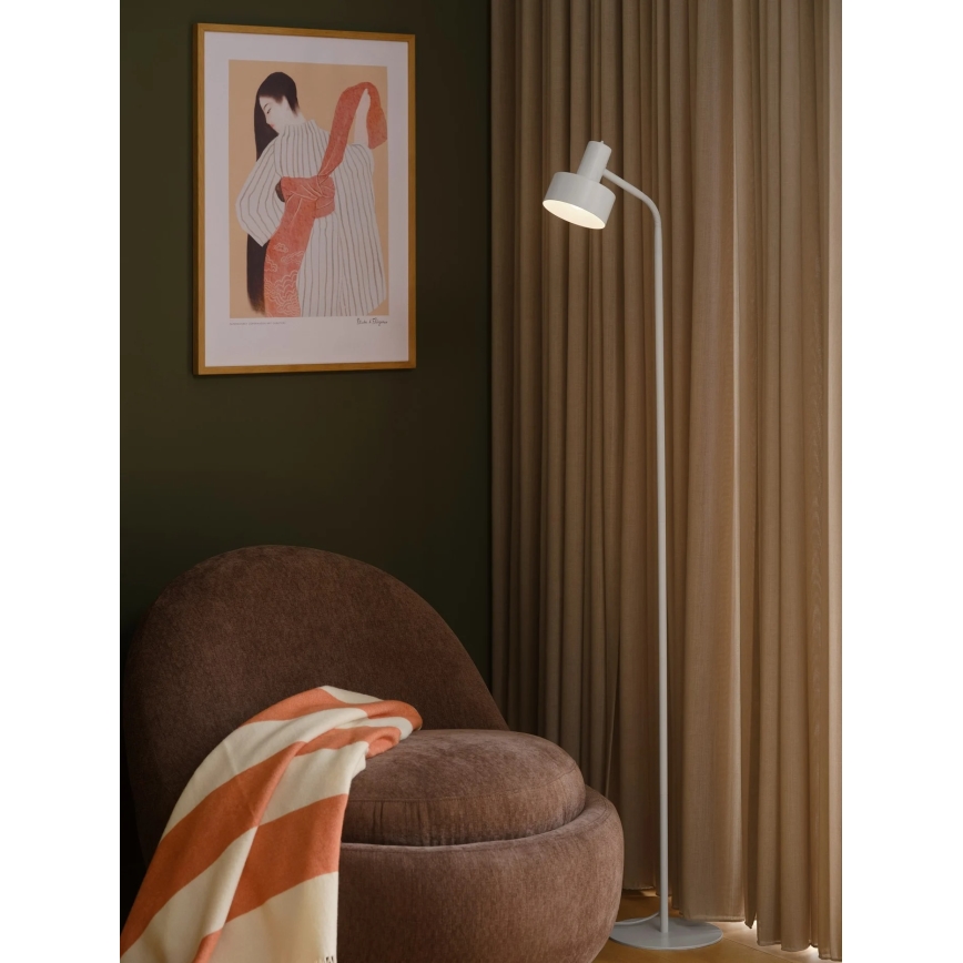 Nordlux - Vloerlamp MATIS 1xE27/15W/230V wit