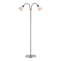Nordlux - Vloerlamp RAY 2xE14/25W/230V glanzend chroom