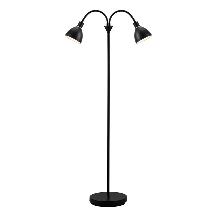 Nordlux - Vloerlamp RAY 2xE14/25W/230V zwart