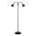 Nordlux - Vloerlamp RAY 2xE14/25W/230V zwart