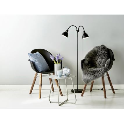 Nordlux - Vloerlamp RAY 2xE14/25W/230V zwart