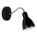 Nordlux - Wandlamp CYCLONE 1xE14/15W/230V zwart