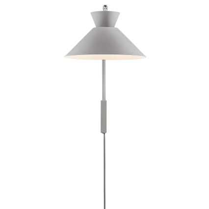 Nordlux - Wandlamp DIAL 1xE27/40W/230V grijs