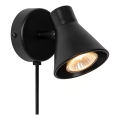 Nordlux - Wandlamp EIK 1xGU10/35W/230V zwart