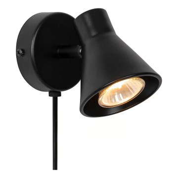Nordlux - Wandlamp EIK 1xGU10/35W/230V zwart