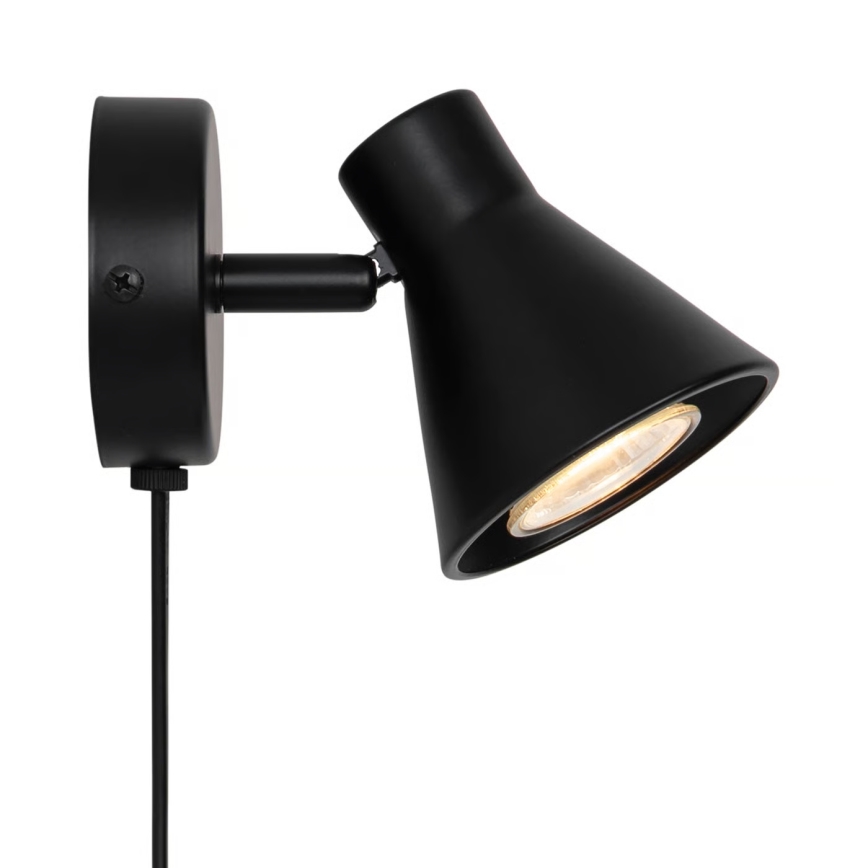 Nordlux - Wandlamp EIK 1xGU10/35W/230V zwart