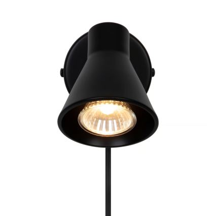 Nordlux - Wandlamp EIK 1xGU10/35W/230V zwart