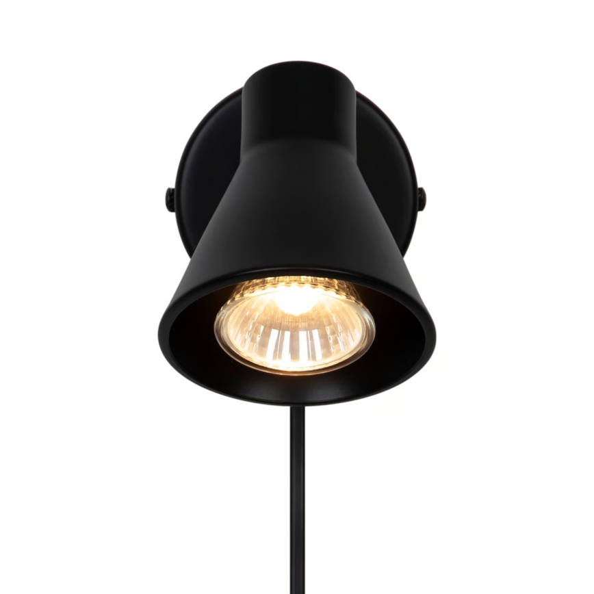 Nordlux - Wandlamp EIK 1xGU10/35W/230V zwart