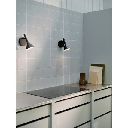 Nordlux - Wandlamp KELVIS 1xGU10/12W/230V zwart