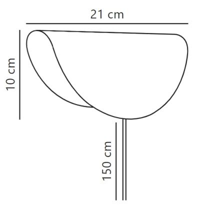 Nordlux - Wandlamp MODEL 1xE14/25W/230V wit