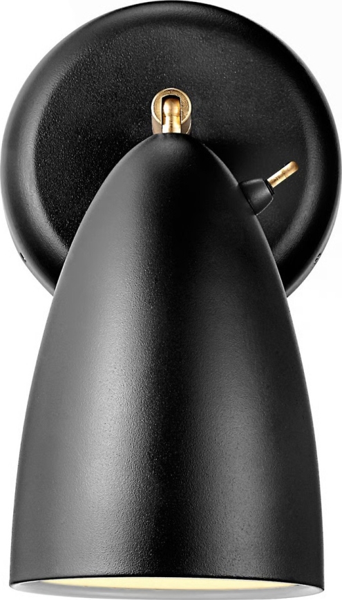 Nordlux - Wandlamp NEXUS 1xGU10/6W/230V zwart