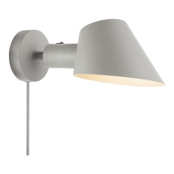 Nordlux - Wandlamp STAY 1xE27/60W/230V grijs