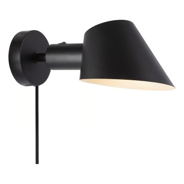 Nordlux - Wandlamp STAY 1xE27/60W/230V zwart