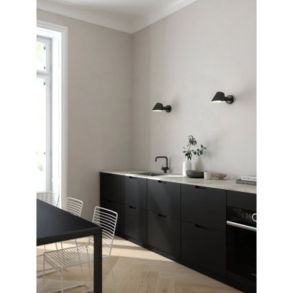Nordlux - Wandlamp STAY 1xE27/60W/230V zwart