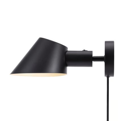 Nordlux - Wandlamp STAY 1xE27/60W/230V zwart