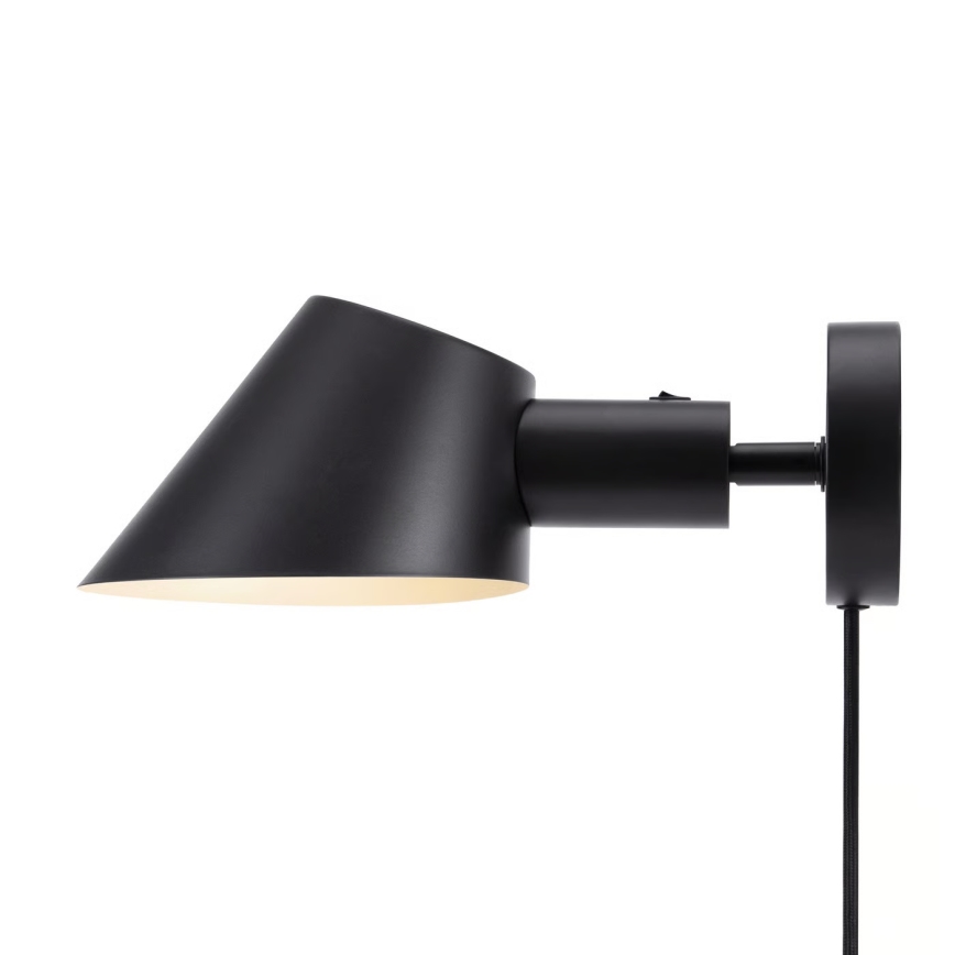 Nordlux - Wandlamp STAY 1xE27/60W/230V zwart