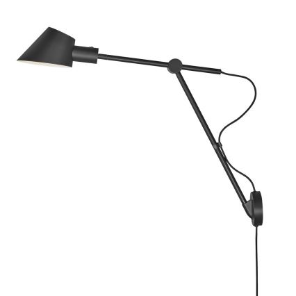 Nordlux - Wandlamp STAY 1xE27/60W/230V zwart