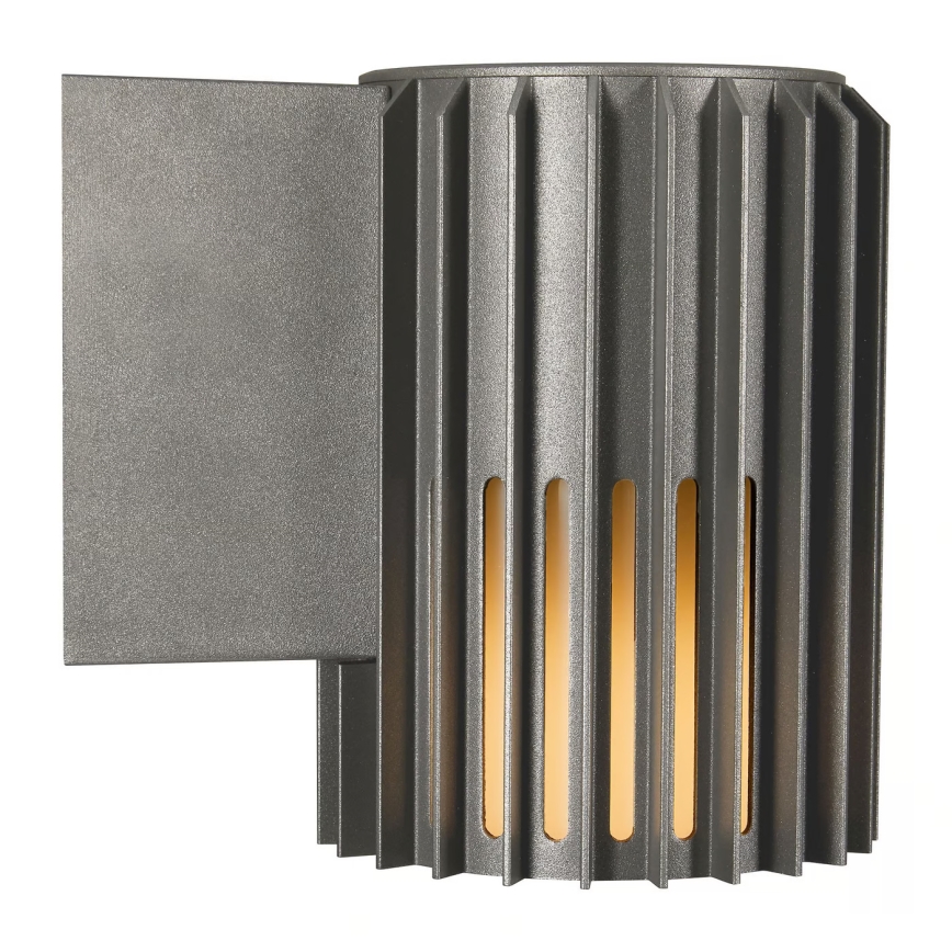 Nordlux - Wandlamp voor buiten ALUDRA 1xE27/15W/230V antraciet