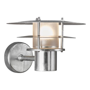 Nordlux - Wandlamp voor buiten BASTIA 1xE14/12W/230V IP54 mat chroom