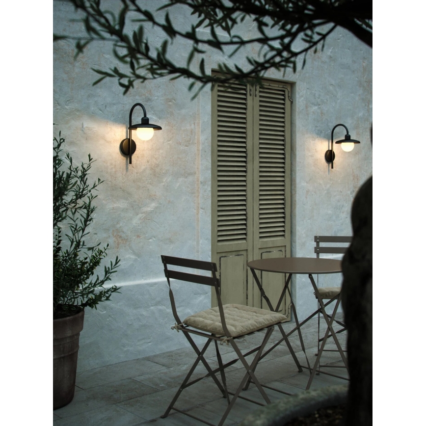 Nordlux - Wandlamp voor buiten BERLO 1xE27/10W/230V IP44