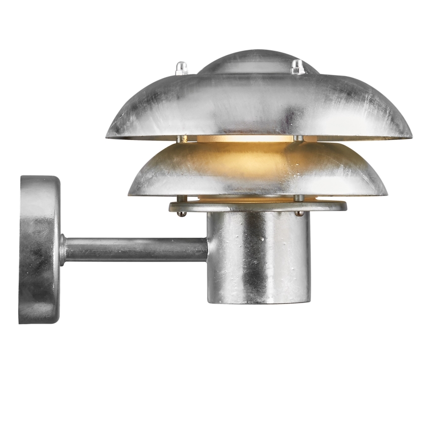 Nordlux - Wandlamp voor buiten KURNOS 1xE14/12W/230V IP54 mat chroom