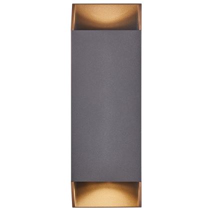 Nordlux - Wandlamp voor buiten NICO 2xGU10/35W/230V IP54 antraciet