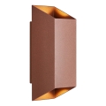 Nordlux - Wandlamp voor buiten NICO 2xGU10/35W/230V IP54 bruin