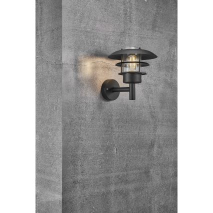 Nordlux - Wandlamp voor buiten NOIR 1xE27/60W/230V IP44