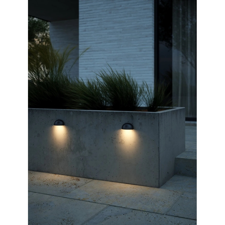Nordlux - Wandlamp voor buiten SCORPIUS 1xE14/15W/230V IP44 zwart