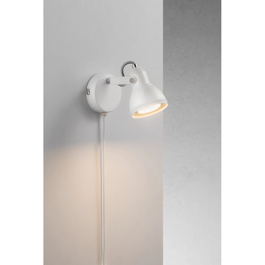 Nordlux - Wandspot ASLAK 1xGU10/35W/230V wit