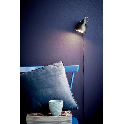 Nordlux - Wandspot ASLAK 1xGU10/35W/230V zwart