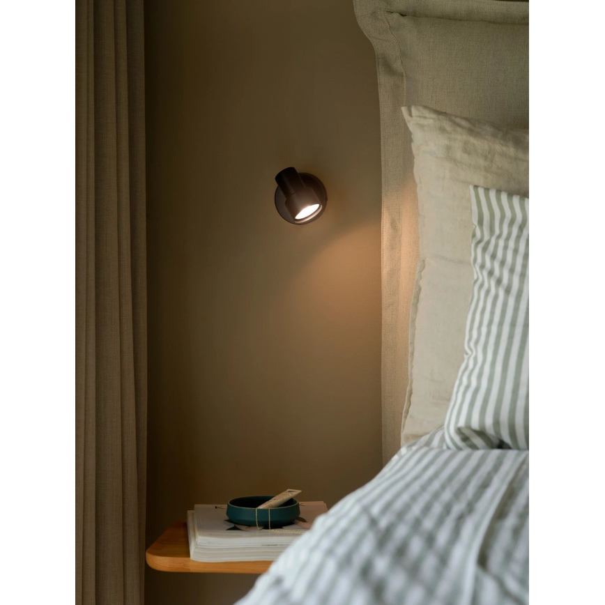 Nordlux - Wandspot BOSTON 1xGU10/5W/230V zwart