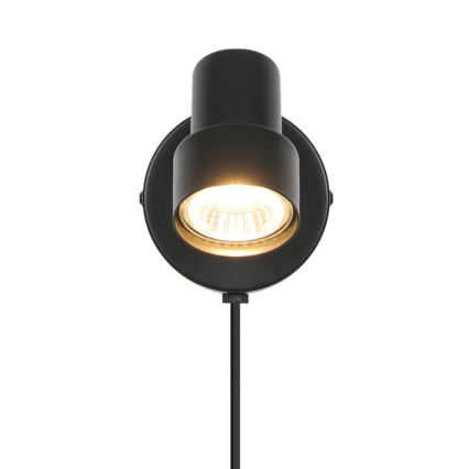 Nordlux - Wandspot BOSTON 1xGU10/5W/230V zwart