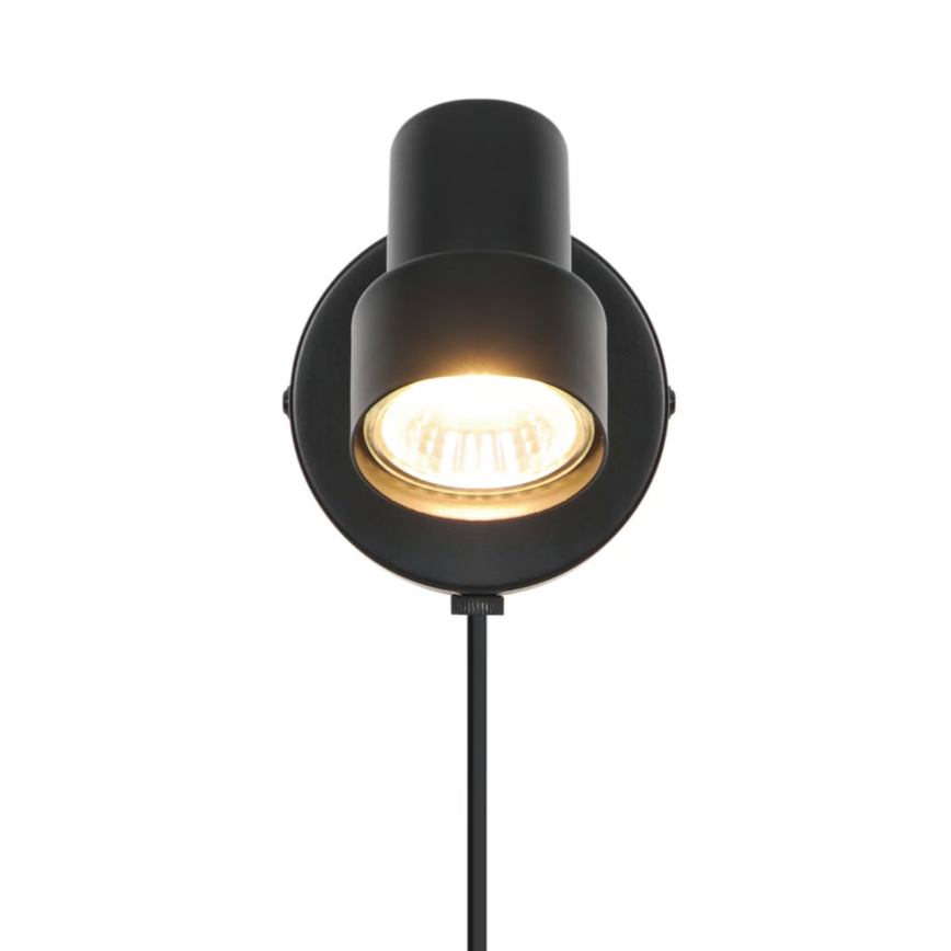 Nordlux - Wandspot BOSTON 1xGU10/5W/230V zwart