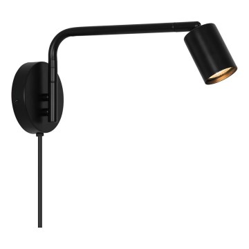 Nordlux - Wandspot EXPLORE 1xGU10/5W/230V zwart