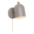 Nordlux - Wandspot GASTON 1xE27/15W/230V beige