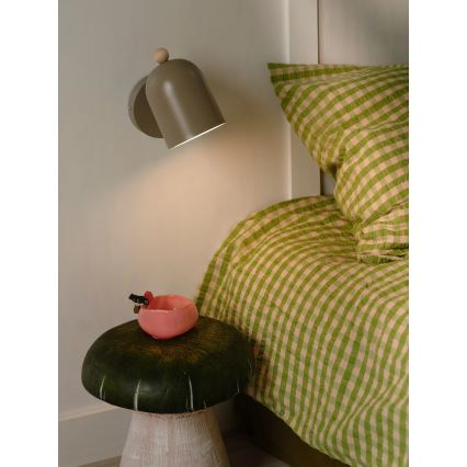 Nordlux - Wandspot GASTON 1xE27/15W/230V bruin